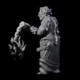 Angry Congregation Member D Miniature for Dungeons and Dragons, Pathfinder or other TTRPGs
