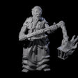 Angry Congregation Member D Miniature for Dungeons and Dragons, Pathfinder or other TTRPGs