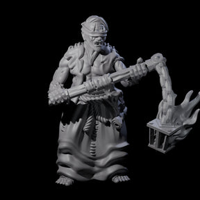 Angry Congregation Member D Miniature for Dungeons and Dragons, Pathfinder or other TTRPGs