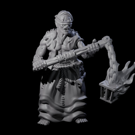 Angry Congregation Member D Miniature for Dungeons and Dragons, Pathfinder or other TTRPGs