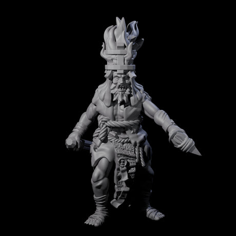 Angry Congregation Member E Miniature for Dungeons and Dragons, Pathfinder or other TTRPGs