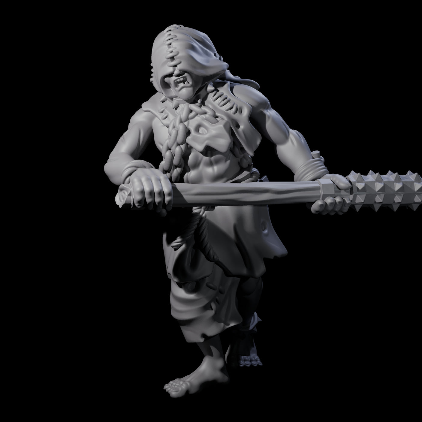Angry Congregation Member F Miniature for Dungeons and Dragons, Pathfinder or other TTRPGs
