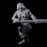 Angry Congregation Member F Miniature for Dungeons and Dragons, Pathfinder or other TTRPGs