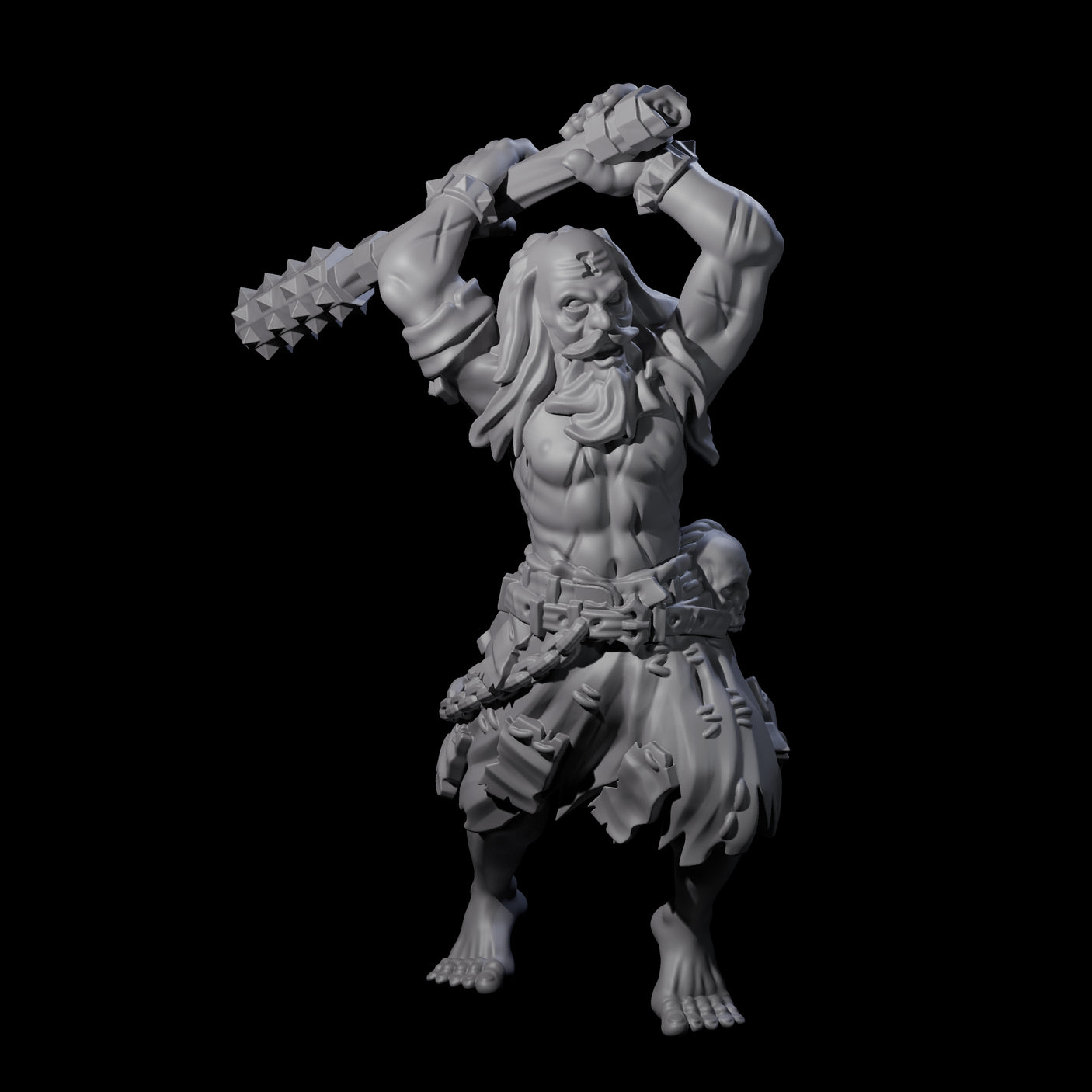 Angry Congregation Member H Miniature for Dungeons and Dragons, Pathfinder or other TTRPGs