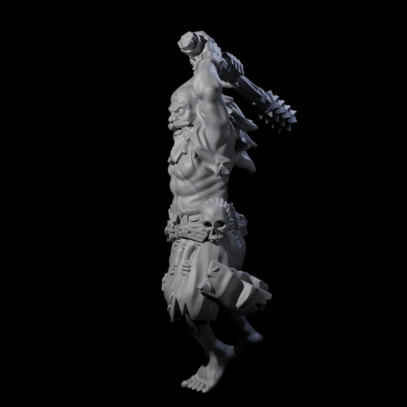 Angry Congregation Member H Miniature for Dungeons and Dragons, Pathfinder or other TTRPGs