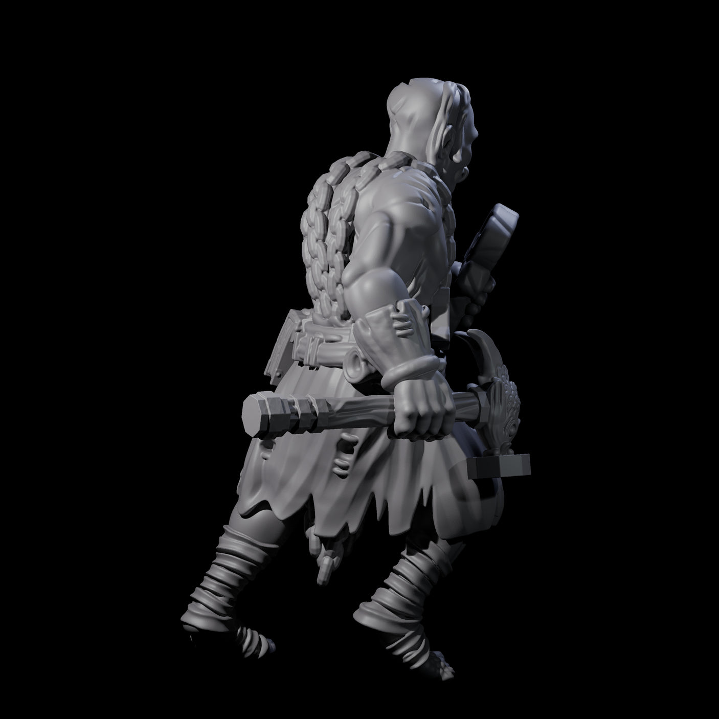 Angry Congregation Member I Miniature for Dungeons and Dragons, Pathfinder or other TTRPGs