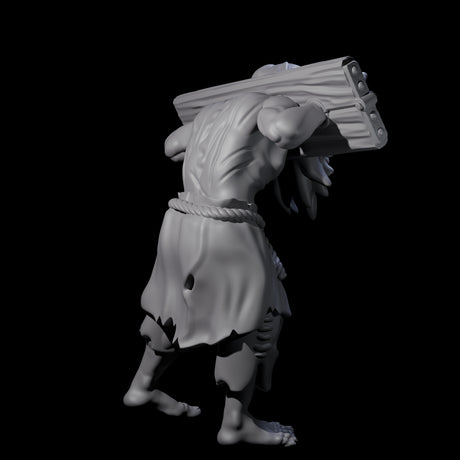 Angry Congregation Member J Miniature for Dungeons and Dragons, Pathfinder or other TTRPGs