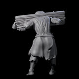Angry Congregation Member J Miniature for Dungeons and Dragons, Pathfinder or other TTRPGs
