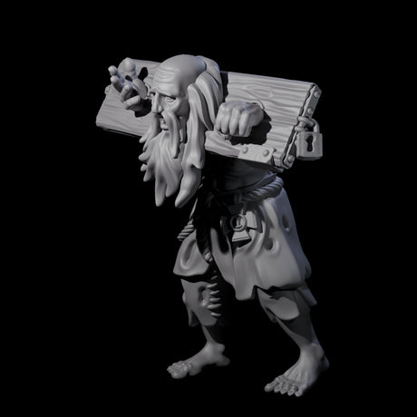Angry Congregation Member J Miniature for Dungeons and Dragons, Pathfinder or other TTRPGs