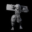 Angry Congregation Member J Miniature for Dungeons and Dragons, Pathfinder or other TTRPGs