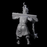 Angry Congregation Member K Miniature for Dungeons and Dragons, Pathfinder or other TTRPGs