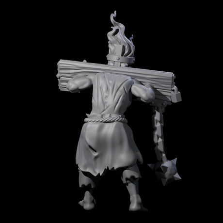 Angry Congregation Member K Miniature for Dungeons and Dragons, Pathfinder or other TTRPGs