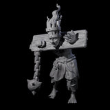 Angry Congregation Member K Miniature for Dungeons and Dragons, Pathfinder or other TTRPGs