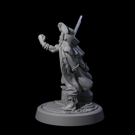 Angry Gnome Sailor Miniature for Dungeons and Dragons, Pathfinder or other TTRPGs