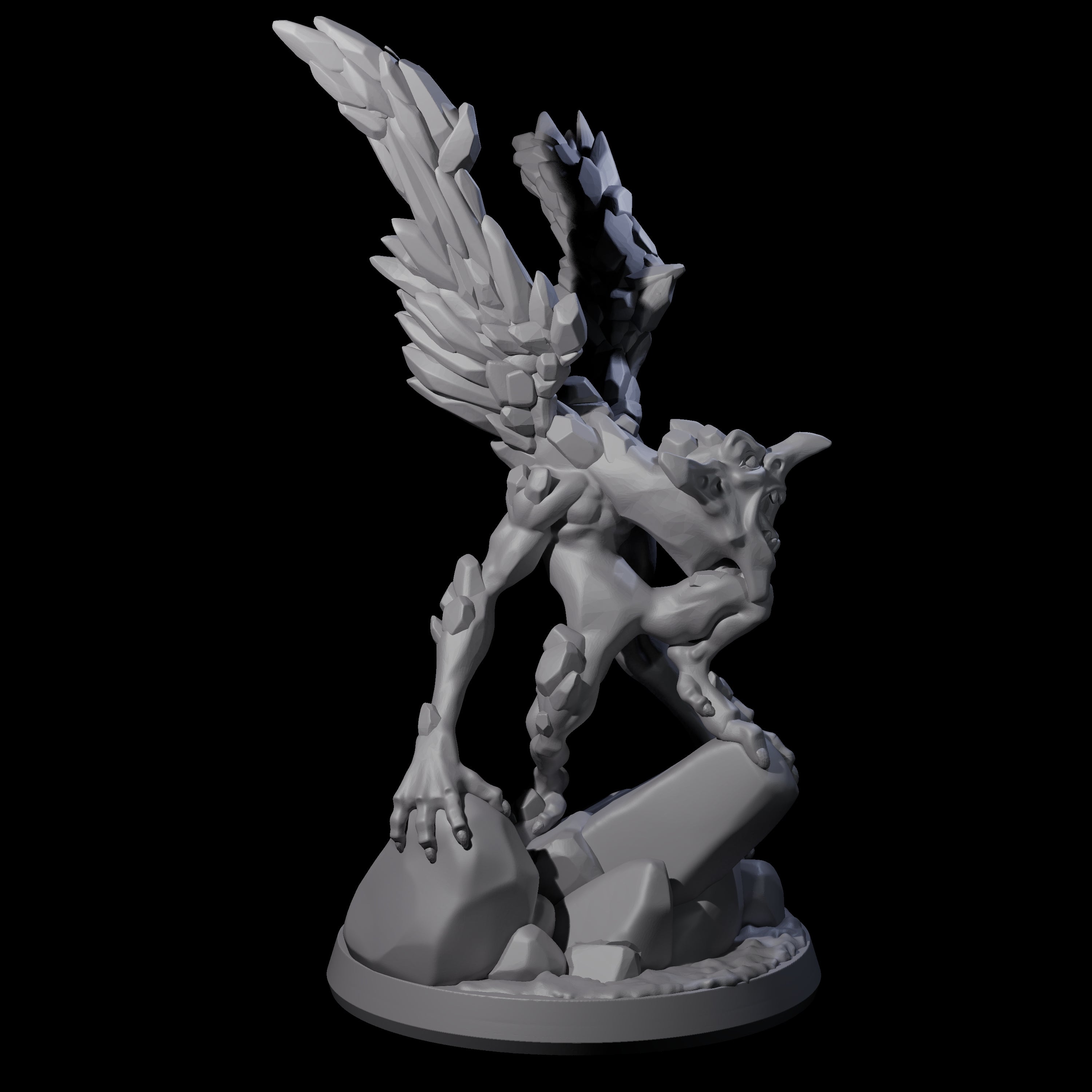 Angry Ice Mephit Miniature for Dungeons and Dragons, Pathfinder or other TTRPGs