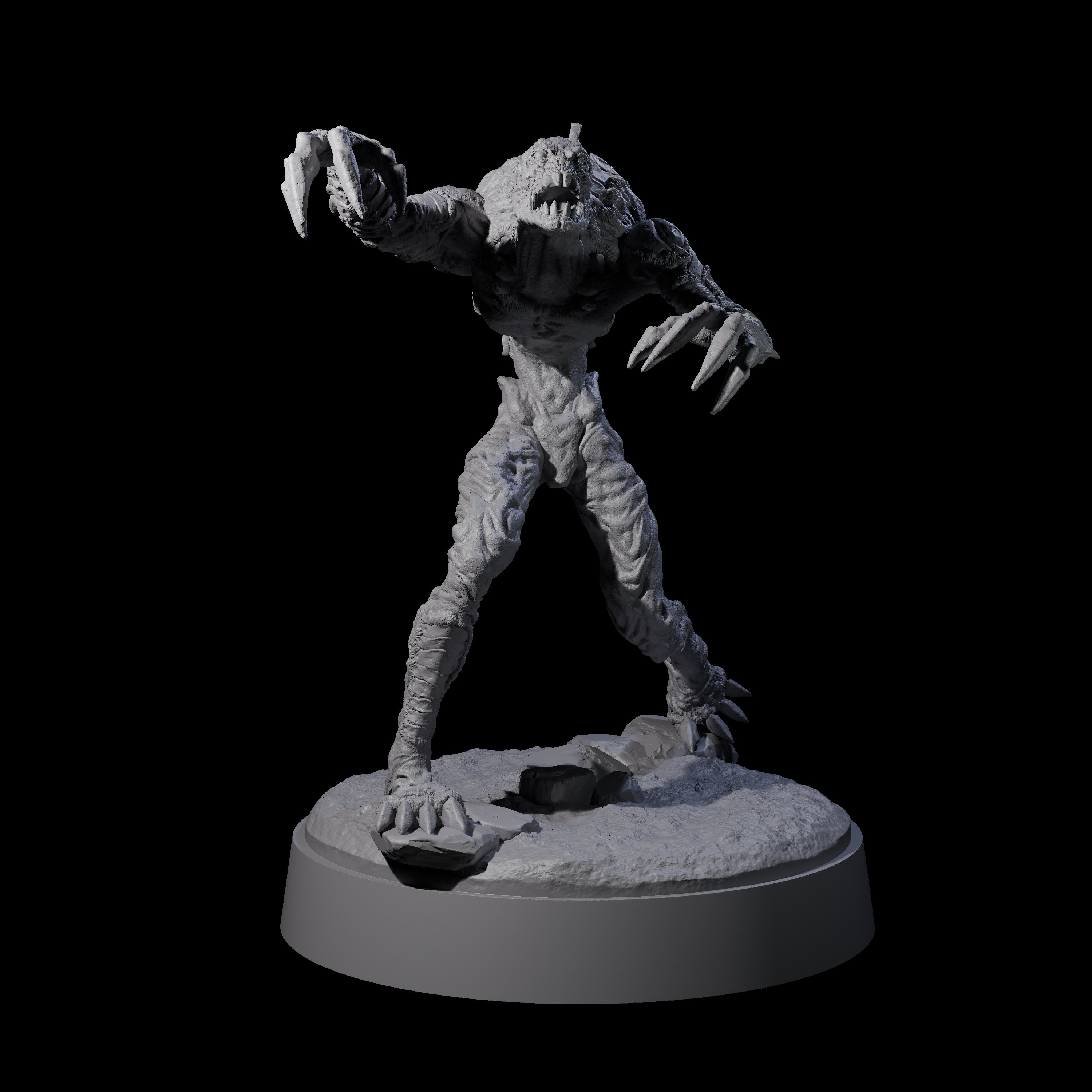Angry Meenlock B Miniature for Dungeons and Dragons, Pathfinder or other TTRPGs