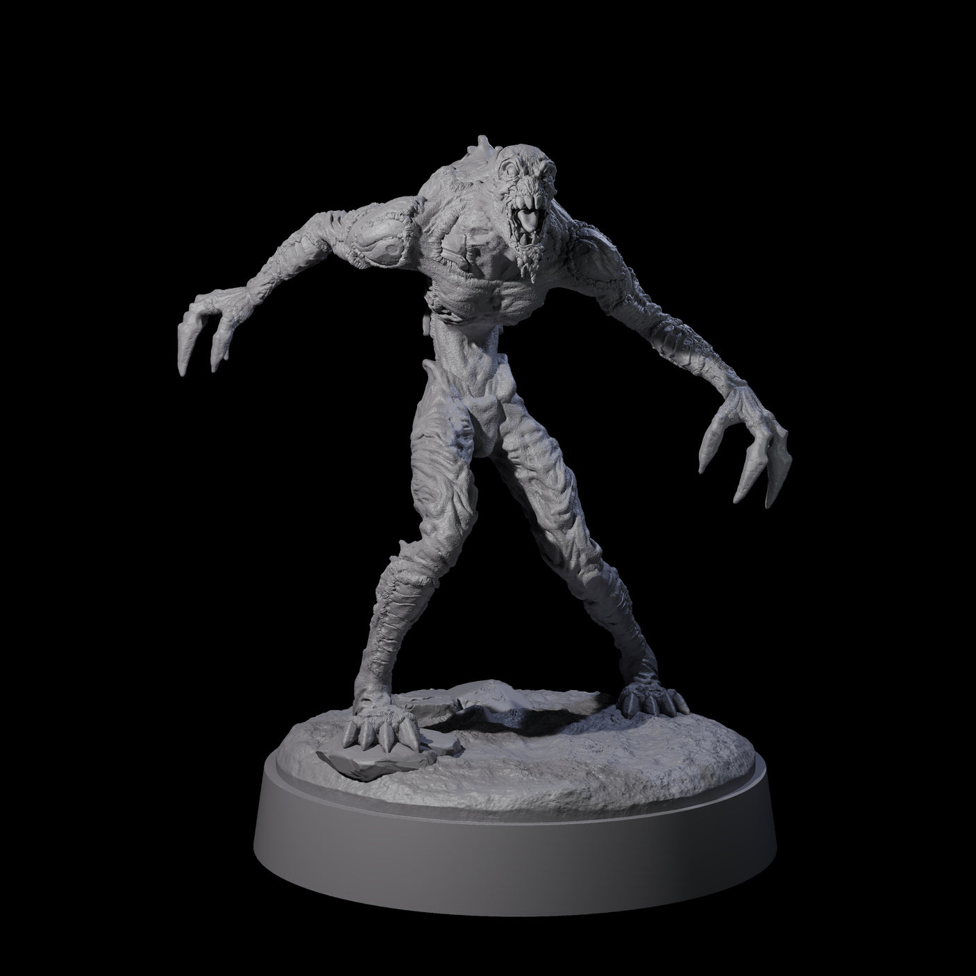 Angry Meenlock E Miniature for Dungeons and Dragons, Pathfinder or other TTRPGs