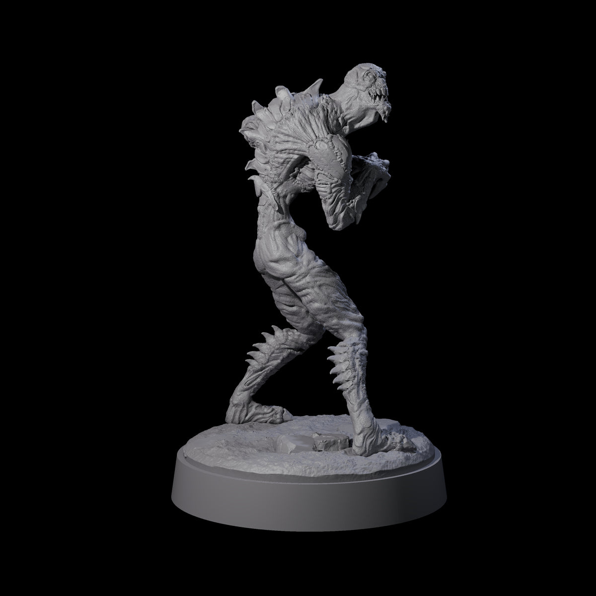 Angry Meenlock F Miniature for Dungeons and Dragons, Pathfinder or other TTRPGs