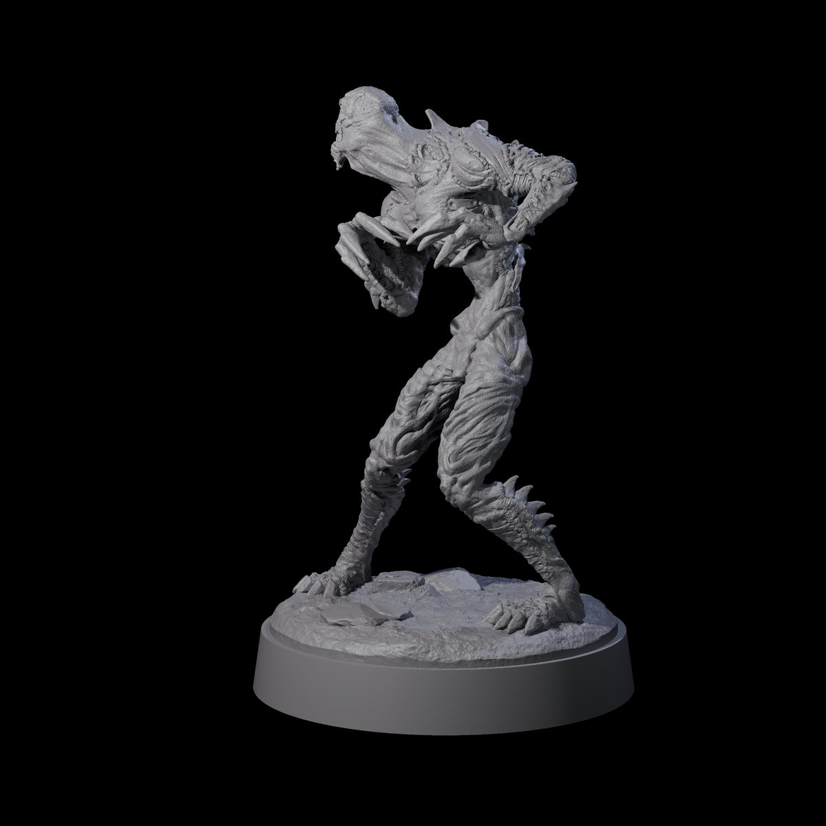Angry Meenlock F Miniature for Dungeons and Dragons, Pathfinder or other TTRPGs