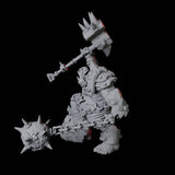 Angry Ogre Miniature for Dungeons and Dragons, Pathfinder or other TTRPGs