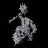 Angry Ogre Miniature for Dungeons and Dragons, Pathfinder or other TTRPGs