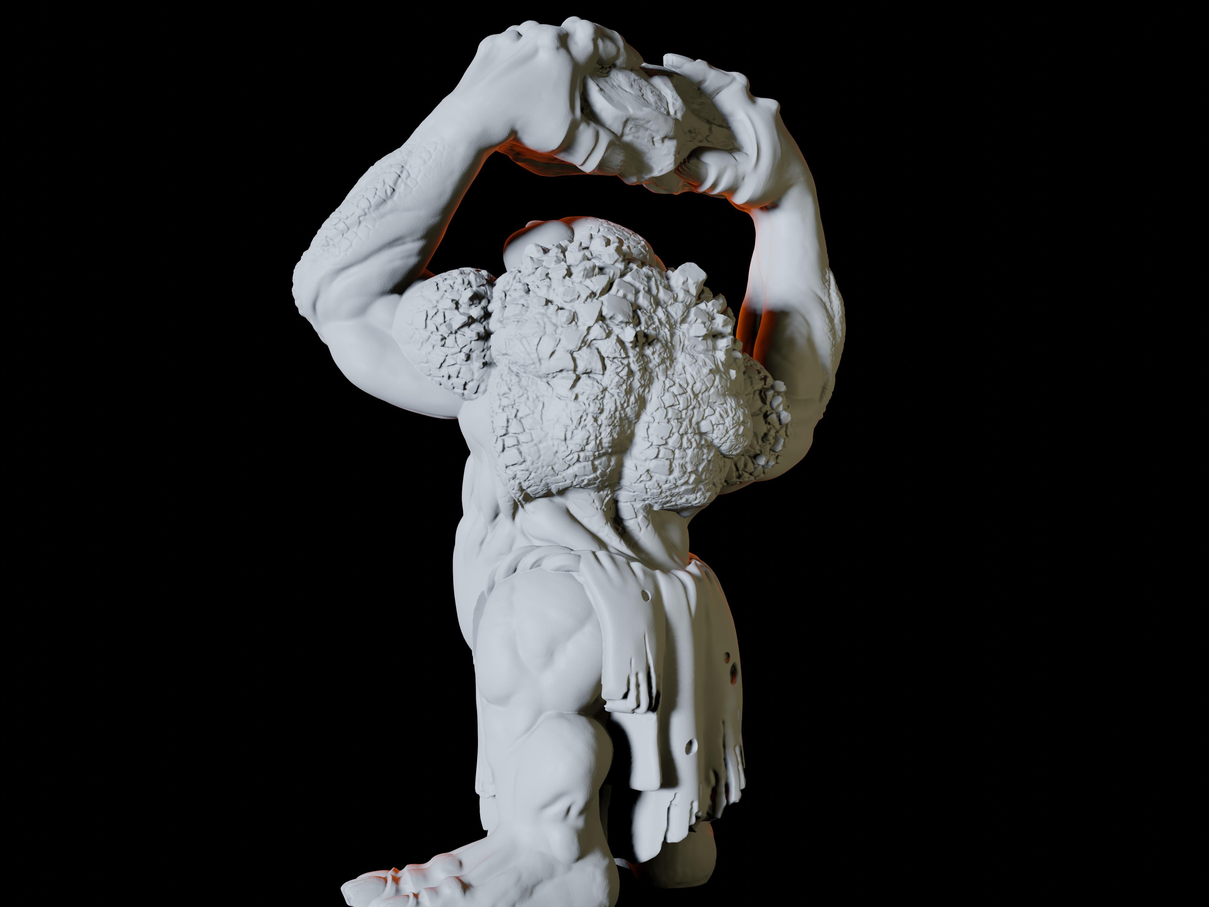 Angry Troll Miniature for Dungeons and Dragons - Myth Forged