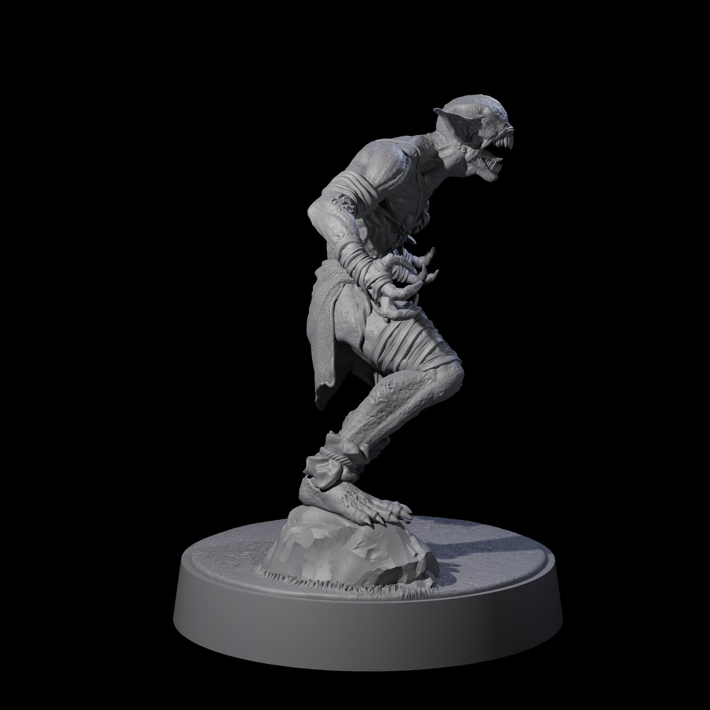 Angry Wretch A Miniature for Dungeons and Dragons, Pathfinder or other TTRPGs