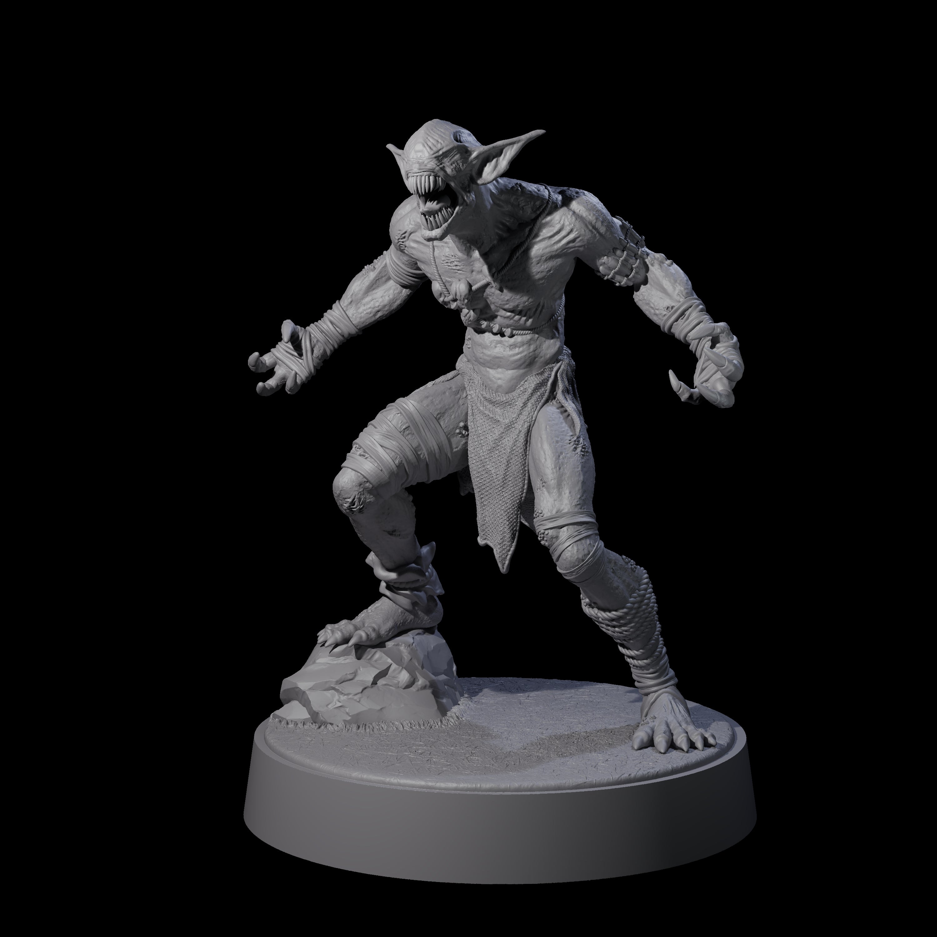 Angry Wretch A Miniature for Dungeons and Dragons, Pathfinder or other TTRPGs