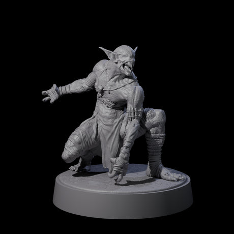 Angry Wretch B Miniature for Dungeons and Dragons, Pathfinder or other TTRPGs