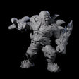 Angry Zombie Ogre Miniature for Dungeons and Dragons, Pathfinder or other TTRPGs