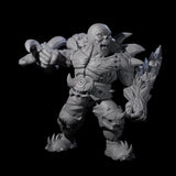 Angry Zombie Ogre Miniature for Dungeons and Dragons, Pathfinder or other TTRPGs