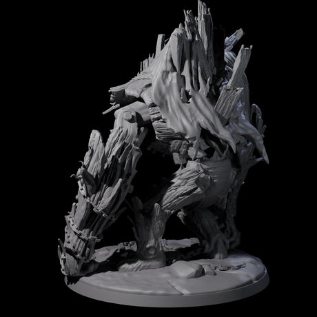 Animated Wooden Construct Miniature for Dungeons and Dragons, Pathfinder or other TTRPGs