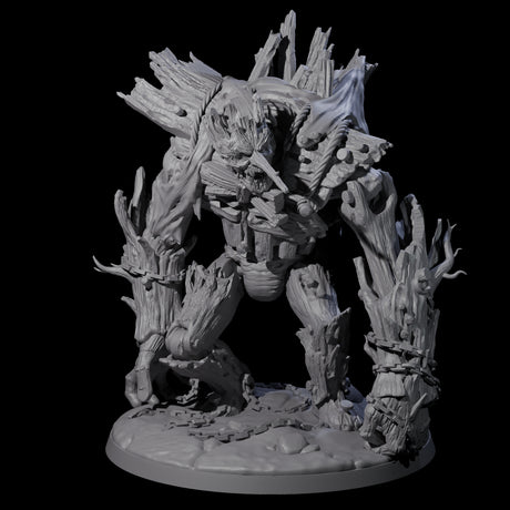 Animated Wooden Construct Miniature for Dungeons and Dragons, Pathfinder or other TTRPGs