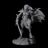 Antea - Brave Armoured Knight Miniature for Dungeons and Dragons, Pathfinder or other TTRPGs