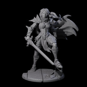 Antea - Brave Armoured Knight Miniature for Dungeons and Dragons, Pathfinder or other TTRPGs