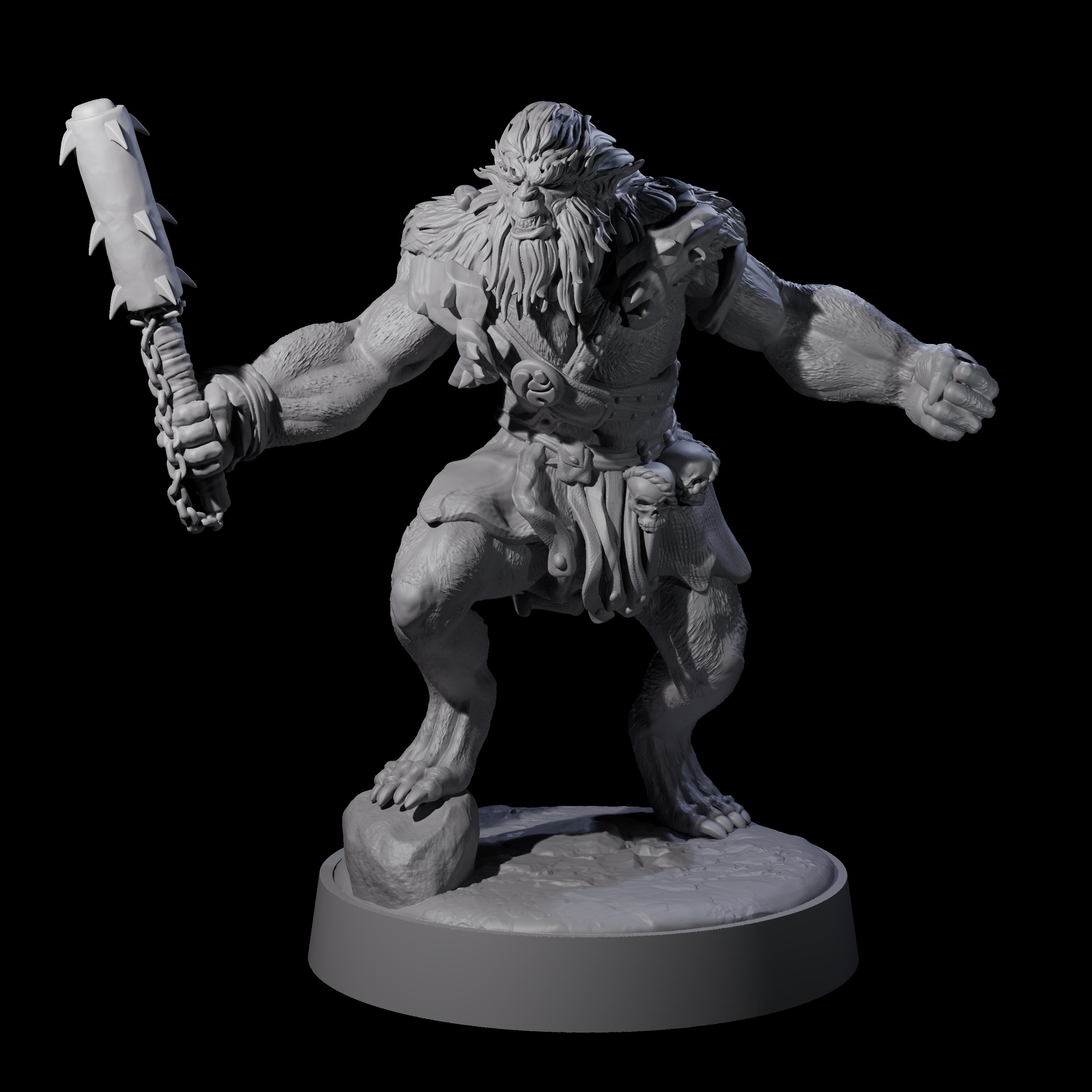 Ape-like Bugbear A Miniature for Dungeons and Dragons, Pathfinder or other TTRPGs