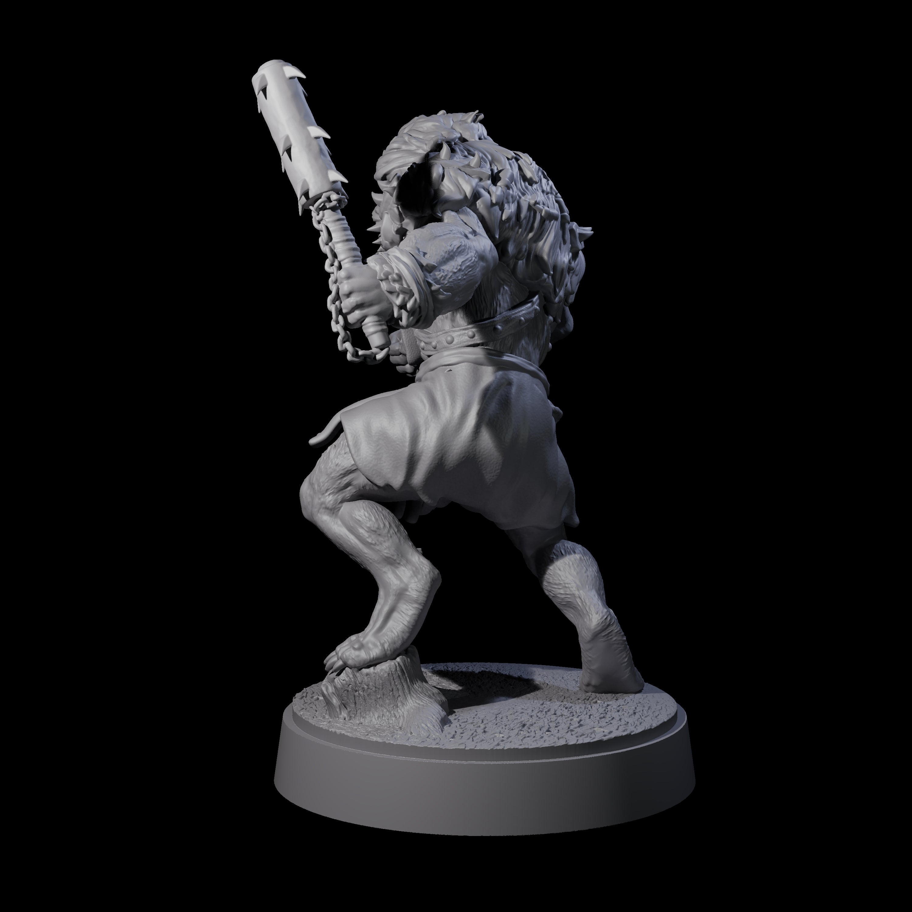Ape-like Bugbear B Miniature for Dungeons and Dragons, Pathfinder or other TTRPGs