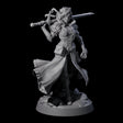 Apple Eating Fighter Miniature for Dungeons and Dragons, Pathfinder or other TTRPGs