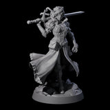 Apple Eating Fighter Miniature for Dungeons and Dragons, Pathfinder or other TTRPGs