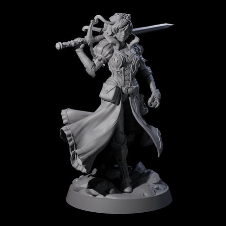 Apple Eating Fighter Miniature for Dungeons and Dragons, Pathfinder or other TTRPGs