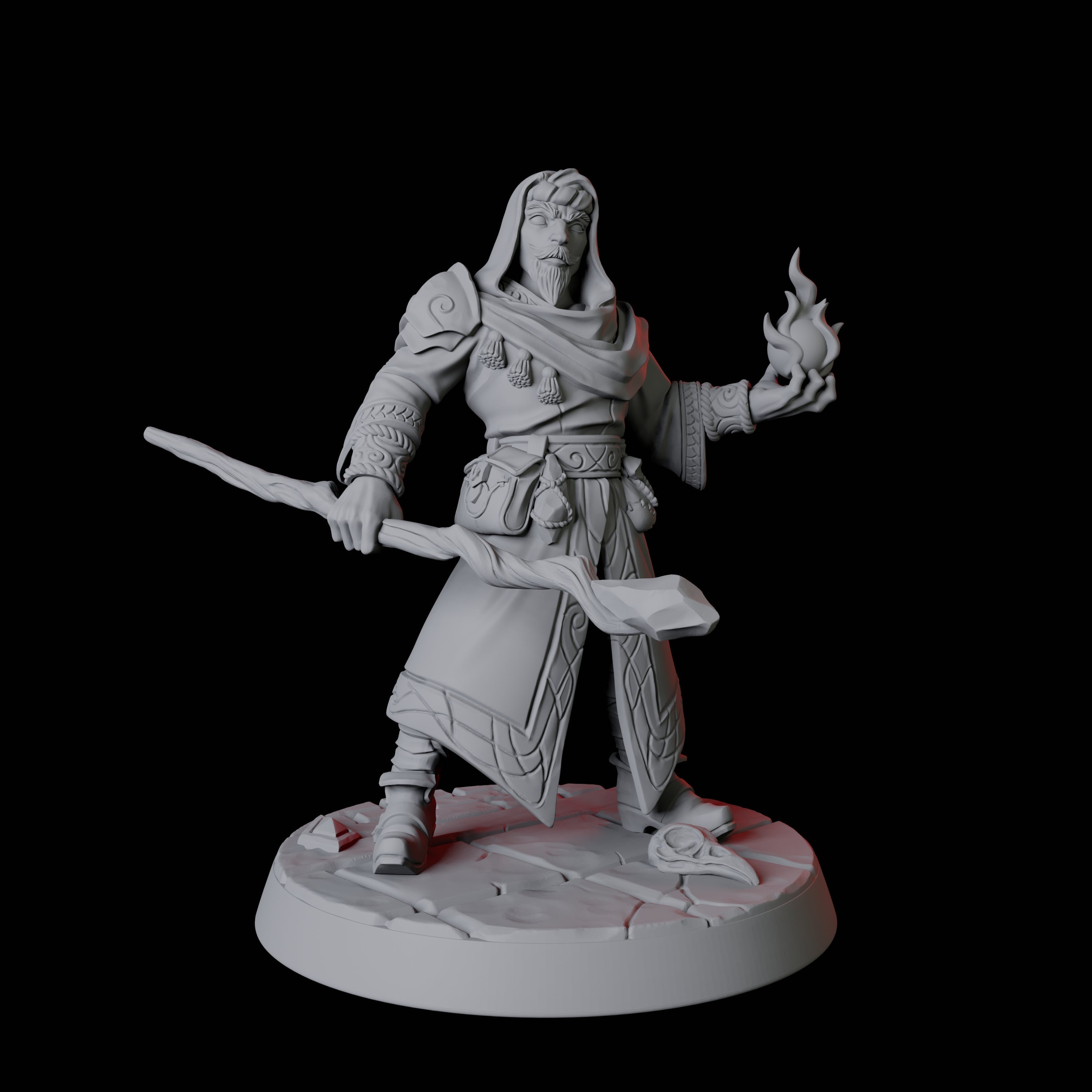 Apprentice Wizard B Miniature for Dungeons and Dragons, Pathfinder or other TTRPGs