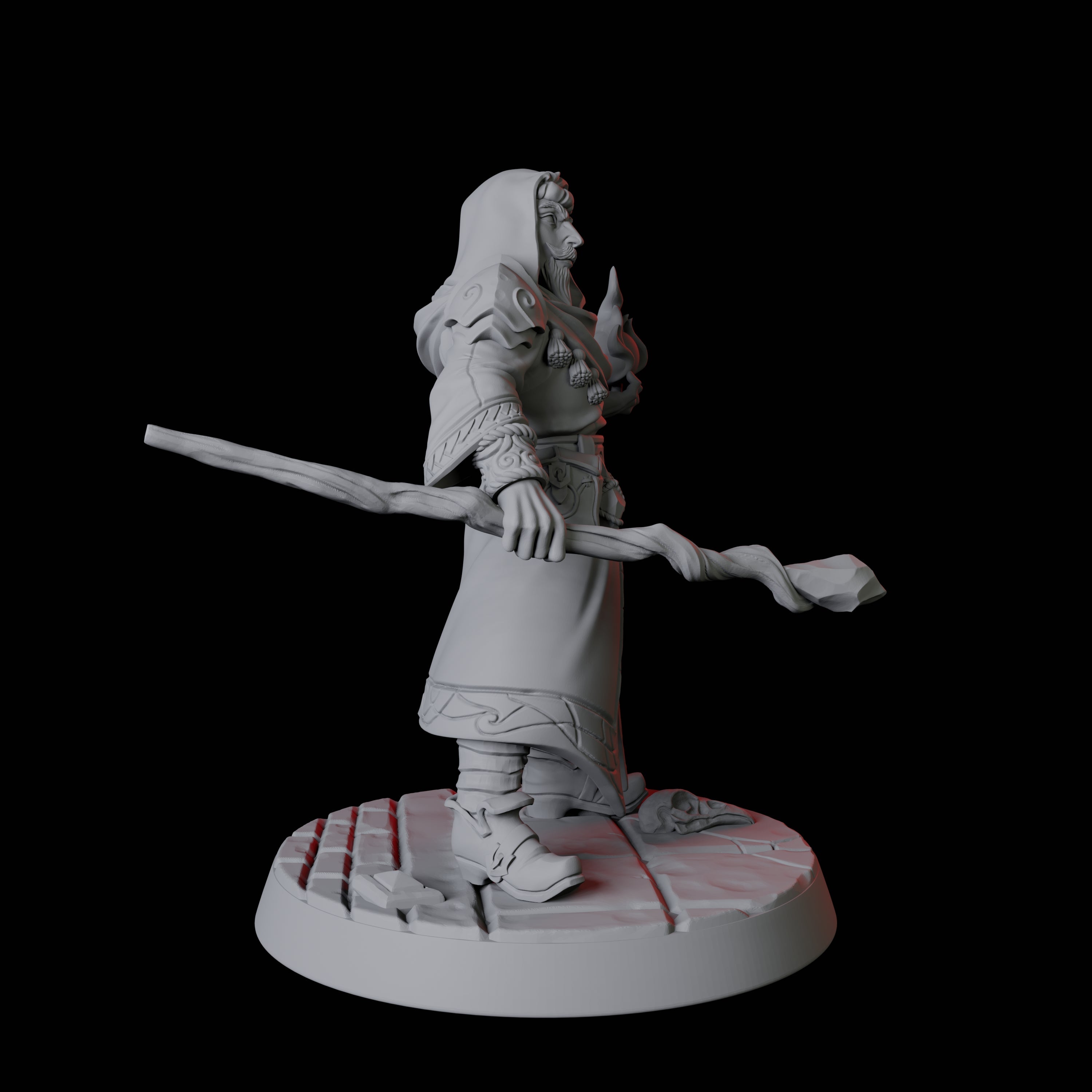 Apprentice Wizard B Miniature for Dungeons and Dragons, Pathfinder or other TTRPGs