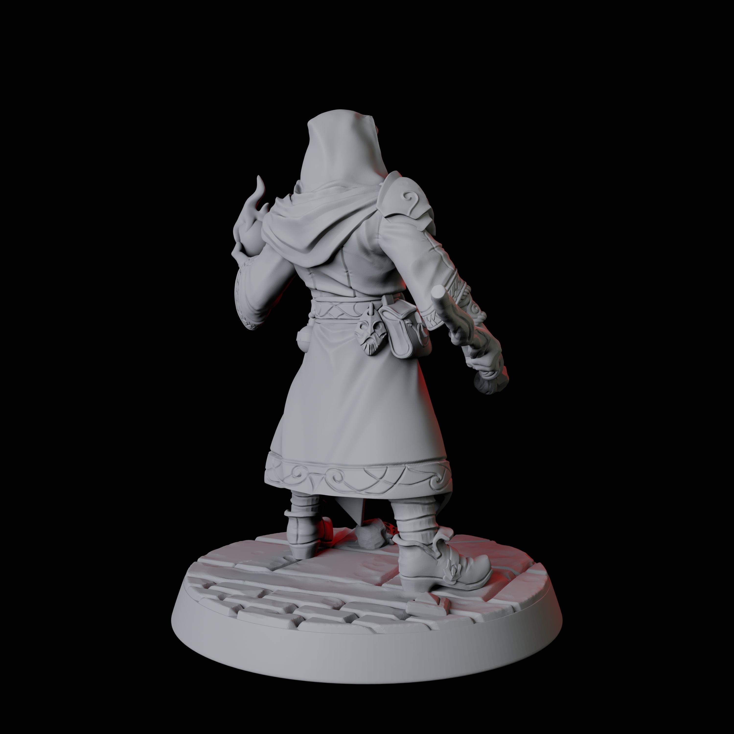 Apprentice Wizard B Miniature for Dungeons and Dragons, Pathfinder or other TTRPGs