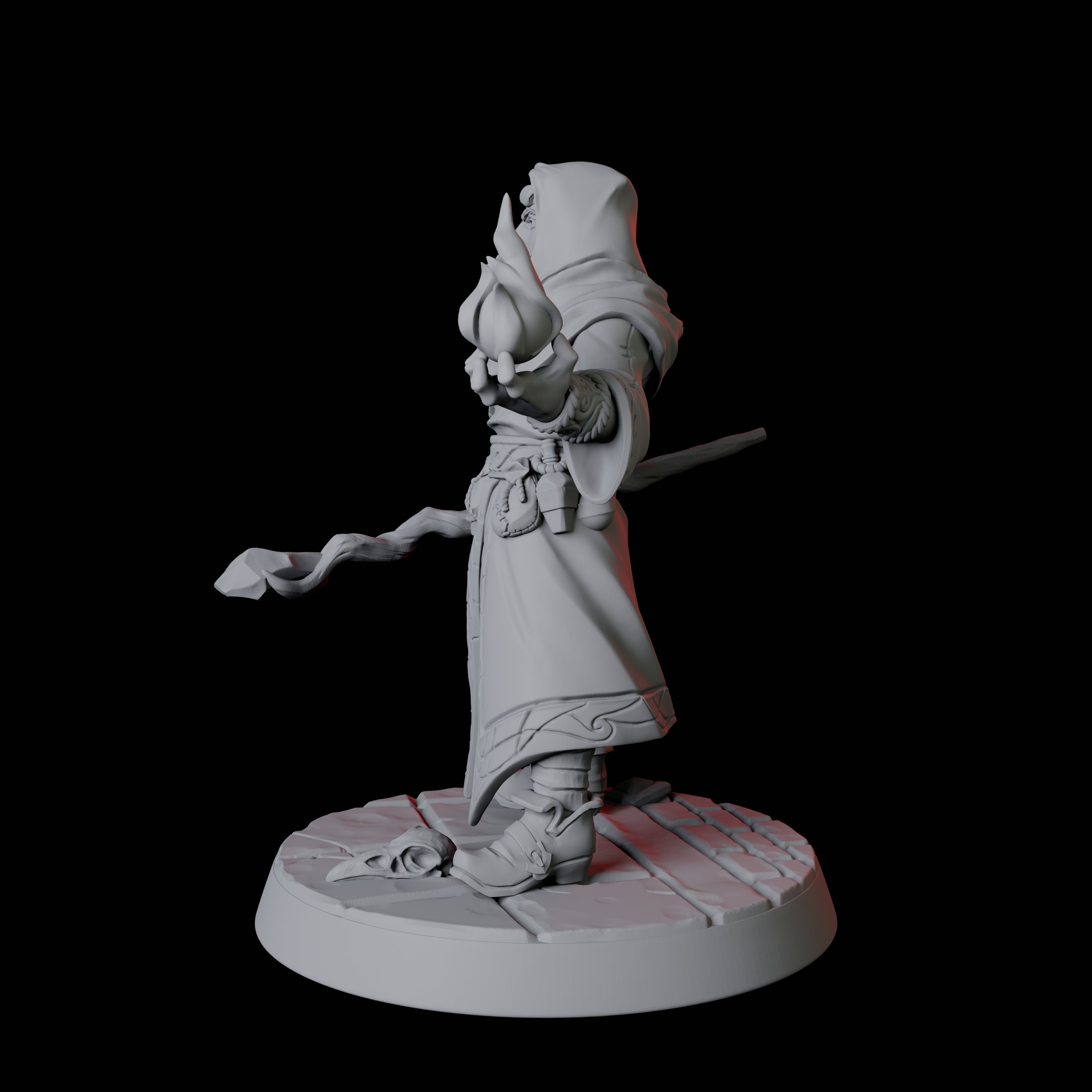 Apprentice Wizard B Miniature for Dungeons and Dragons, Pathfinder or other TTRPGs