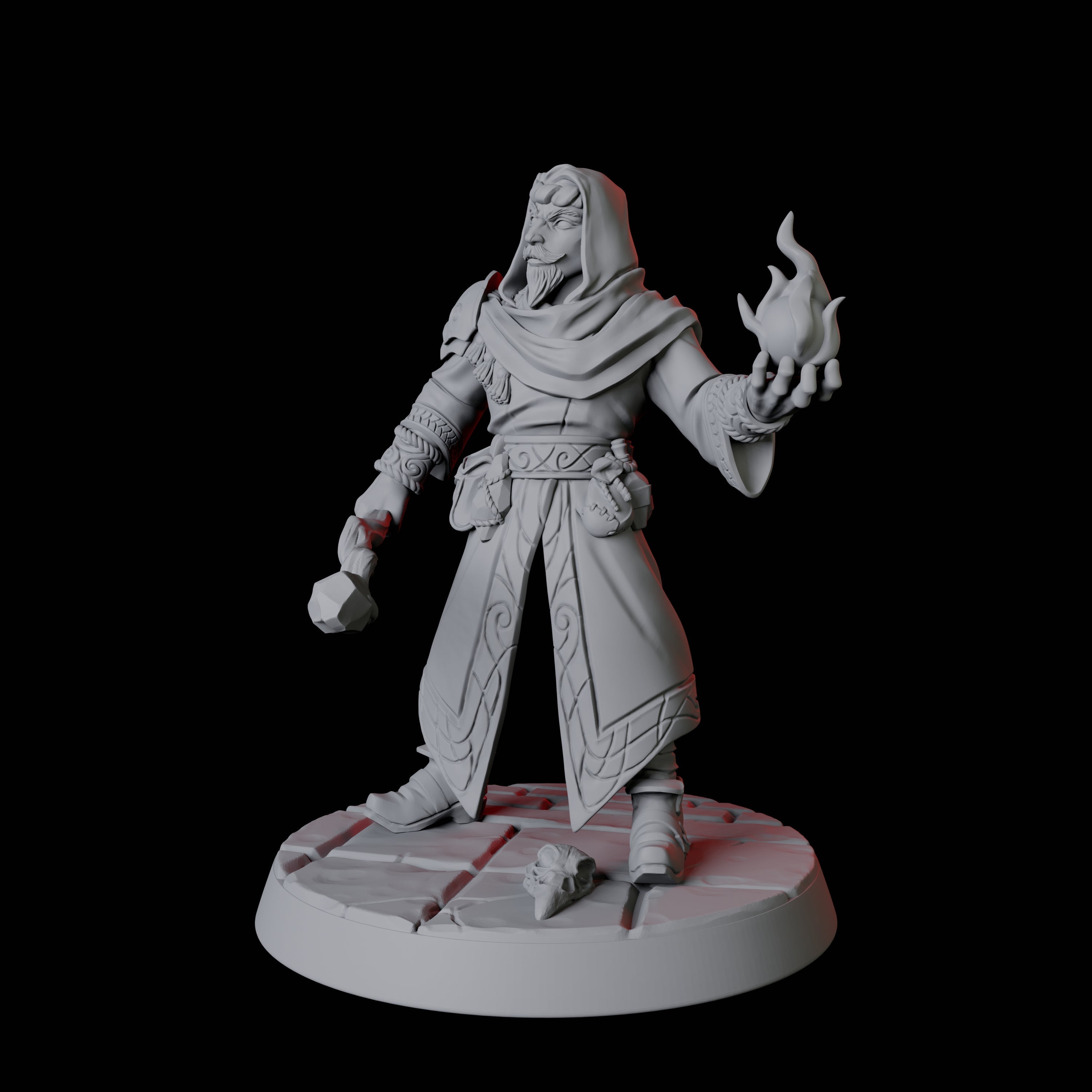 Apprentice Wizard B Miniature for Dungeons and Dragons, Pathfinder or other TTRPGs