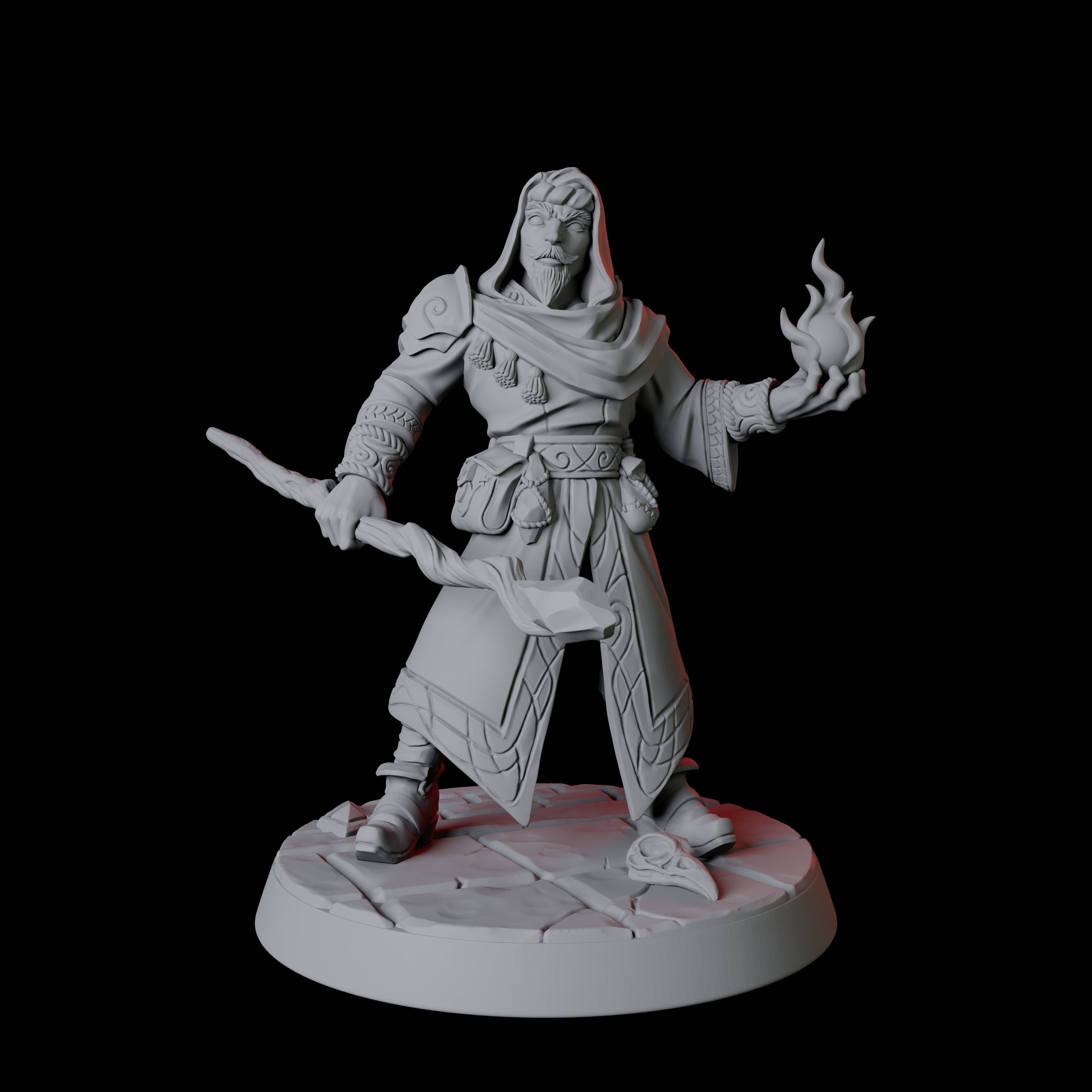 Apprentice Wizard B Miniature for Dungeons and Dragons, Pathfinder or other TTRPGs