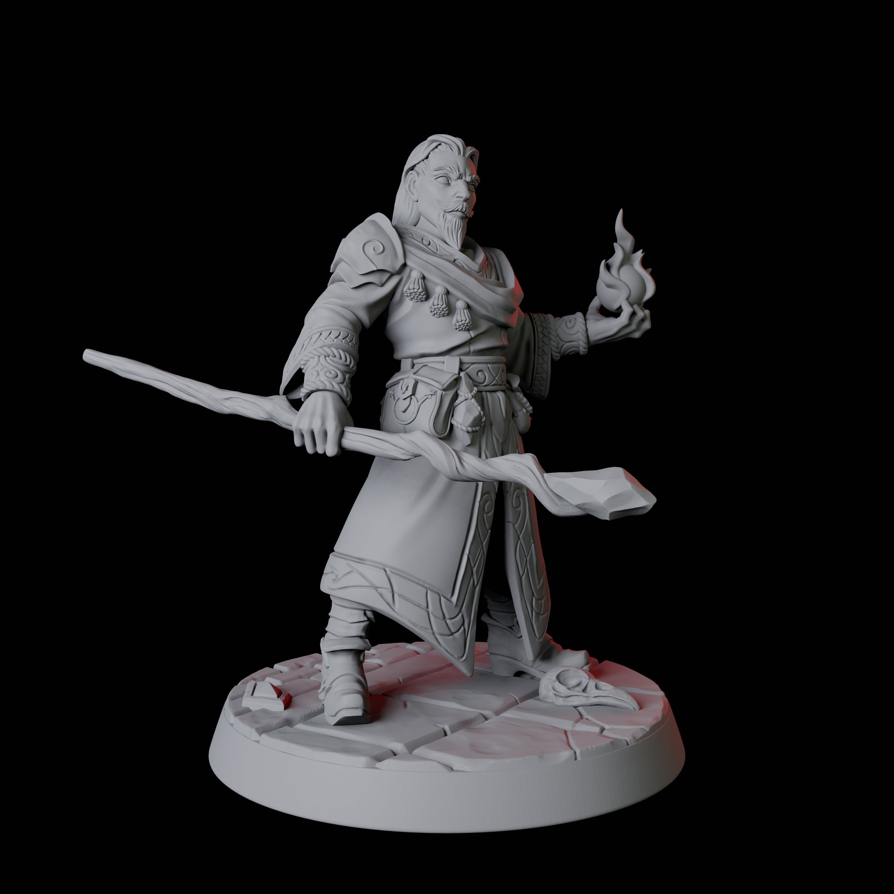 Apprentice Wizard B Miniature for Dungeons and Dragons, Pathfinder or other TTRPGs