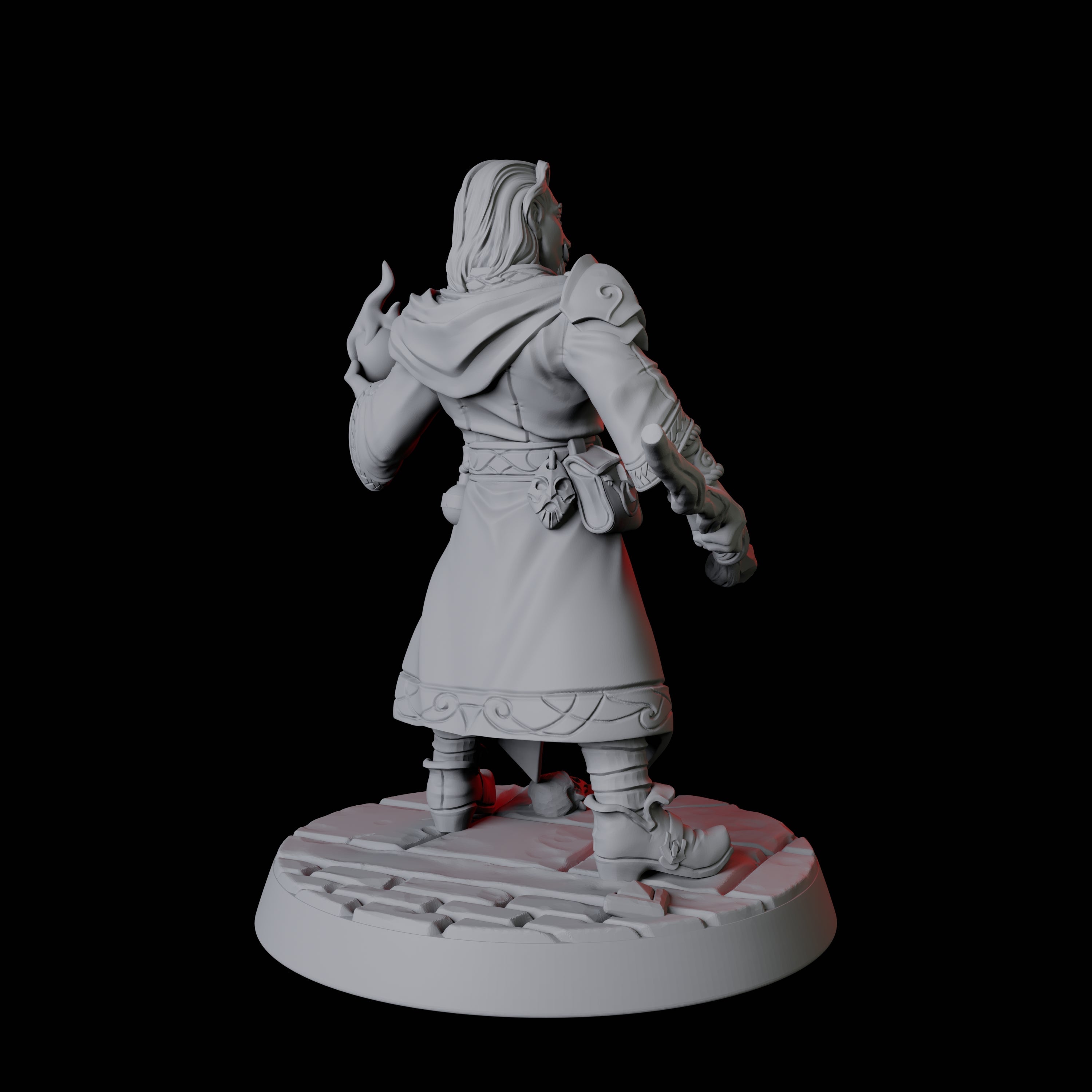 Apprentice Wizard B Miniature for Dungeons and Dragons, Pathfinder or other TTRPGs