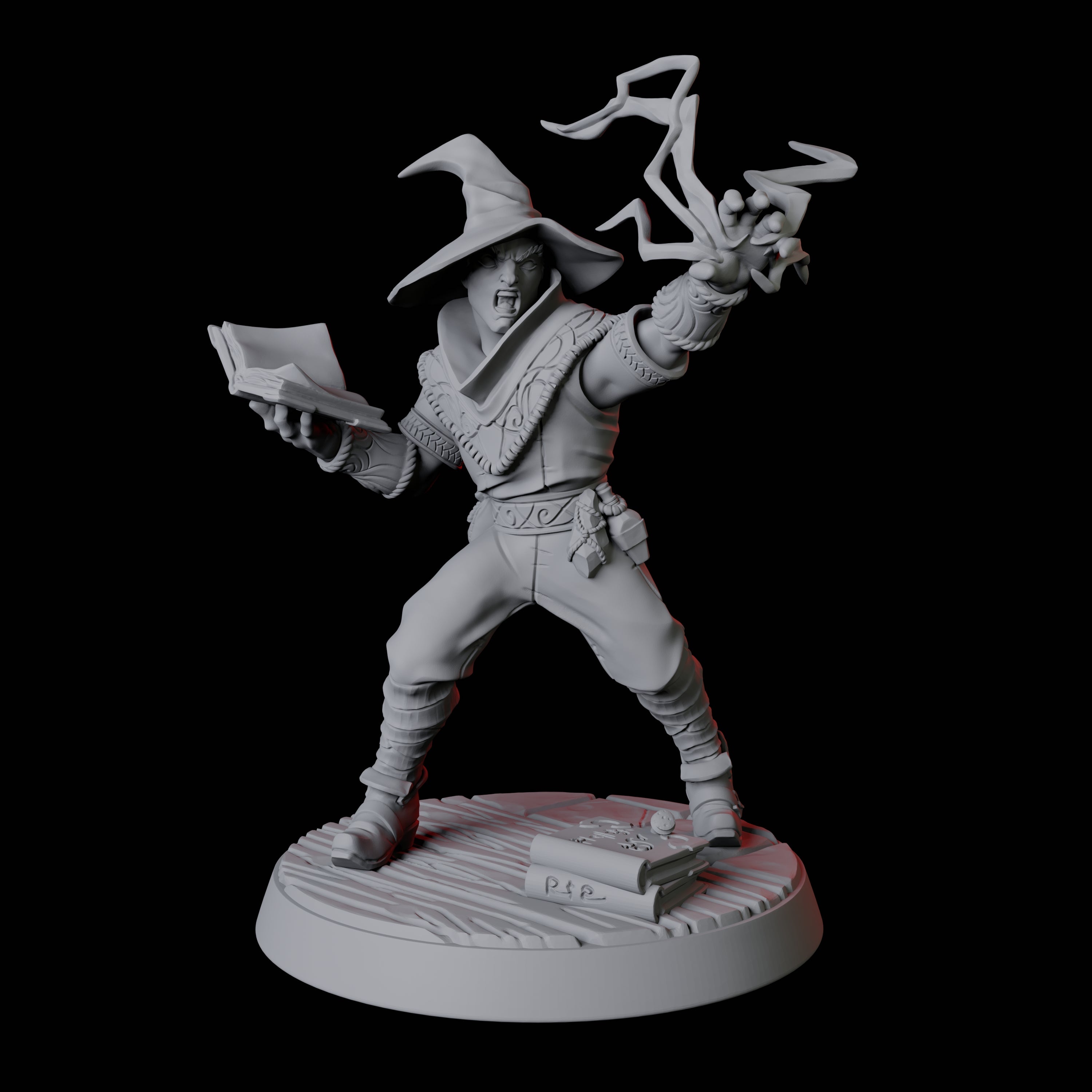 Apprentice Wizard C Miniature for Dungeons and Dragons, Pathfinder or other TTRPGs