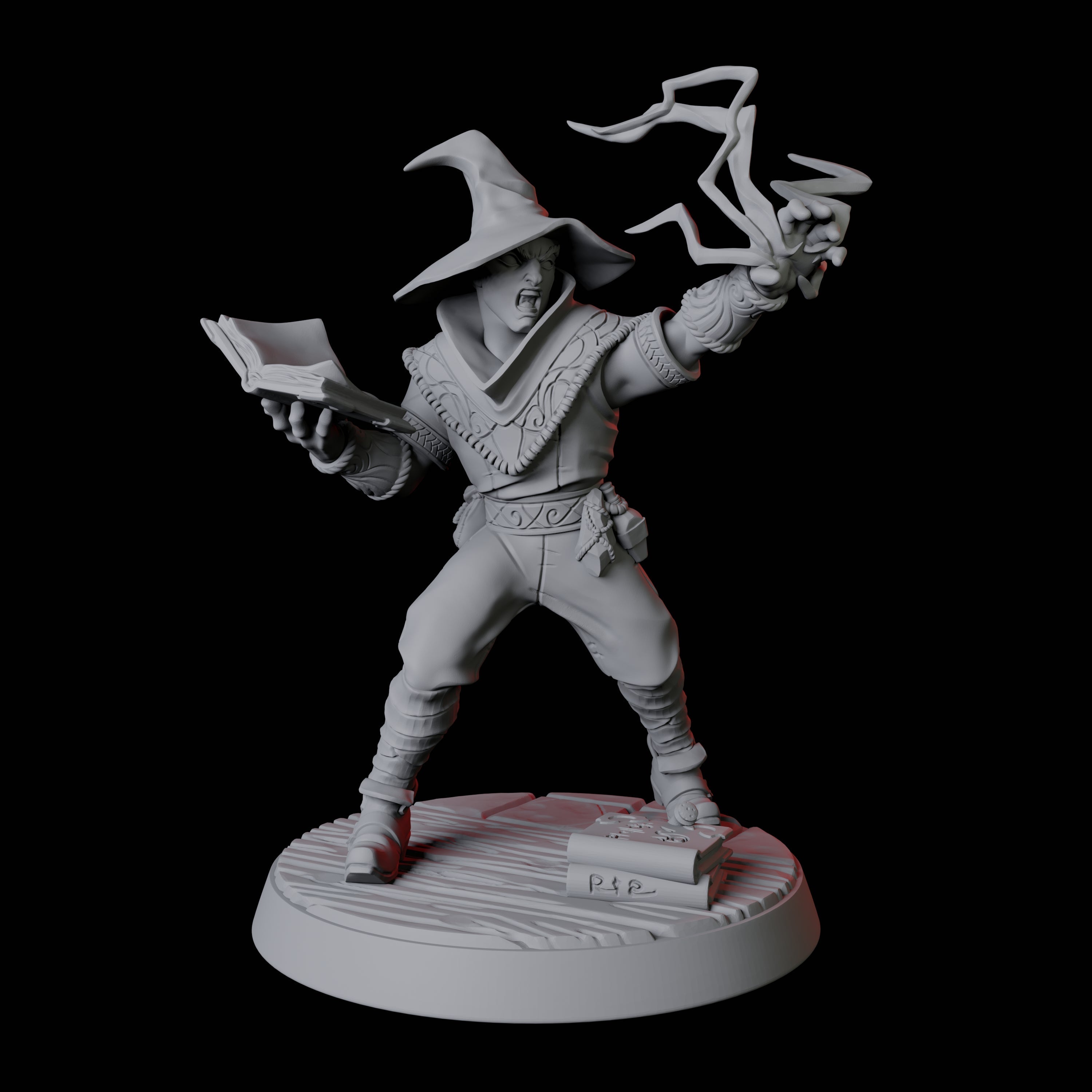 Apprentice Wizard C Miniature for Dungeons and Dragons, Pathfinder or other TTRPGs